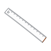 Měřítka, Pravítka