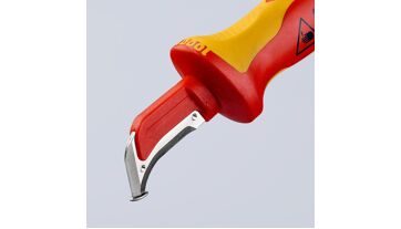 Nůž na odstraňování izolace 155 mm, izolované 1000 V, Knipex 9855 (5)