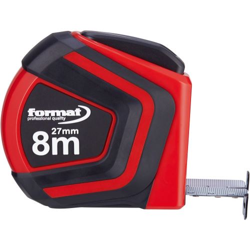 Kapesní svinovací metr Autolock 3mx19mm bílý FORMAT