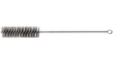 Válcový kartáč s očkem 3 x100/300 mm, ocelový drát, vlnitý Lessmann 542381