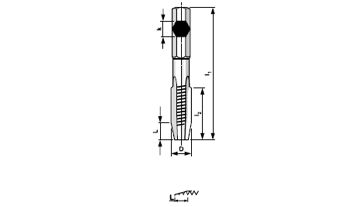 Závitový bit PN 8/3016 M3 2N HSS (940030) (1)