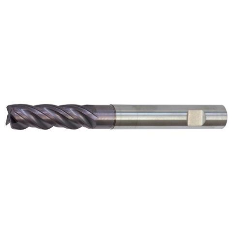 Fréza tvrdokovová GP 4-břitá,stopka HB, 175489 5,00x22x63 VHM/ALCRONA, odlehčení, 45°