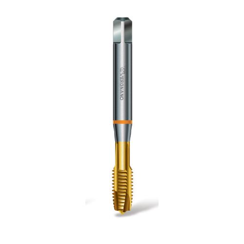 Závitník strojní s lamačem levý DIN 376/B M14 ISO2/6H HSSE/TiN, A15 S LH TiN