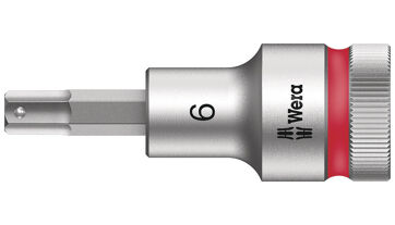Šroubováková hlavice 1/2", vnitřní šestihran s přidržovací funkcí, 6x60 mm Wera 003822 Šroubováková hlavice 1/2", vnitřní šestihran s přidržovací funkcí, 6x60 mm Wera 003822