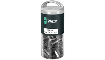 Bit 1/4" DIN3126E6,3 PH2x25mm, balení 100 ks Wera 072441