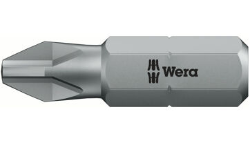 Bit tvrdý typ 1/4" DIN3126C6,3 PH0x25mm Wera 056500 Bit tvrdý typ 1/4" DIN3126C6,3 PH0x25mm Wera 056500