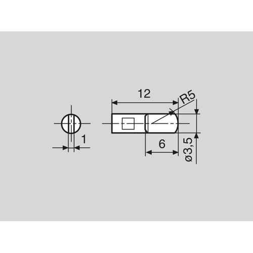 16 Eei 3 Měřicí dotek pro měření vnitřních rozměrů (3.5 x 6 mm)