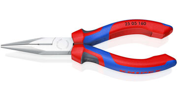 Kleště půlkulaté s břity, rovné čelisti 160 mm, Knipex 2505160 Kleště půlkulaté s břity, rovné čelisti 160 mm, Knipex 2505160