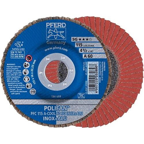 Lamelový brusný kotouč A-COOL SG vypouklý 115mm K40 Pferd PFC115 A 40SG -COOL