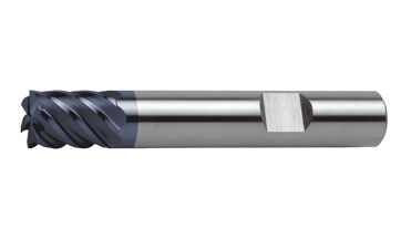 Fréza tvrdokovová 6-břitá, stopka HB,175605 6,0x10x54 VHM/X-CEED, 45°, 62 HRC