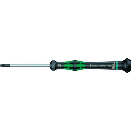 Šroubovák s otvorem TX9/60mm Kraftform Micro, TORX® BO, 2067, WERA, 118048