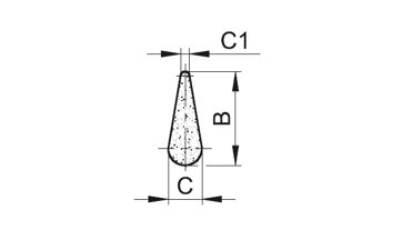 Brusný pilník čepelový T90HM 45x10x3x100mm 89ASTŘEDNÍ (1)