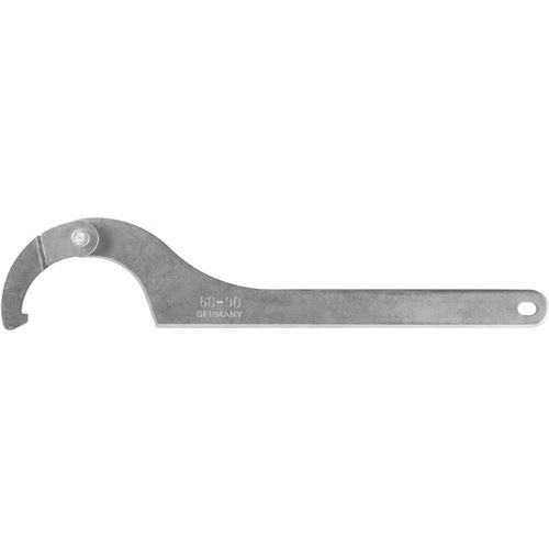 Hákový klíč kloubový s nosem, průmyslový, vel. 155-230, AMF, 51771 (775D)
