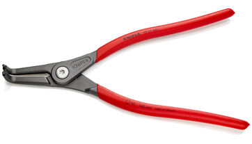 Kleště precizní pro pojistné kroužky, pro hřídele 85-140 mm, zahnuté hroty, Knipex 4921A41