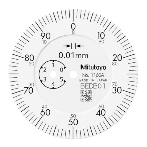 Úchylkoměr číselníkový analogový s očkem 5/1/0,01 mm, (MITU-1160A)