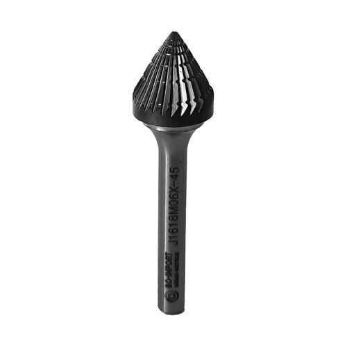 Fréza technická tvrdokovová 12x13/45, stopka 6mm, VHM, tvar J zaokrouhlovací 60°