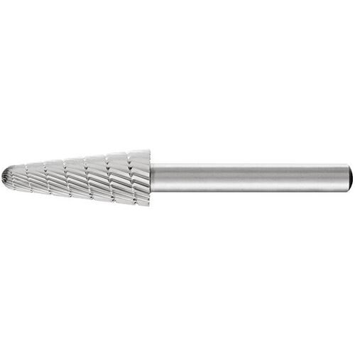 Technická fréza HSS kuželová zaoblená L 1020 3 6mm 10x20mm Pferd HSS L1020/6 3