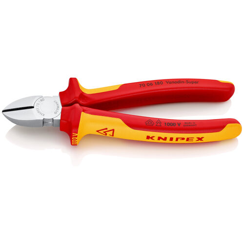 Kleště boční štípací 180 mm, izolované 1000 V, Knipex 7006180
