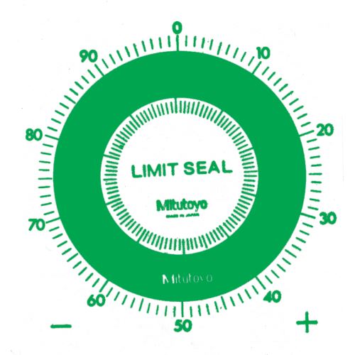Značka pro mezní hodnoty (zelená) 2, průměr 55,6mm, 10kusů (MITU-136421)