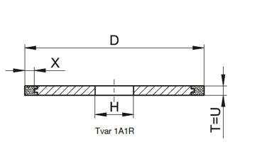 Řezný kotouč diamantový 1A1R 150x1x1mm D151 C100 B53ST (1)