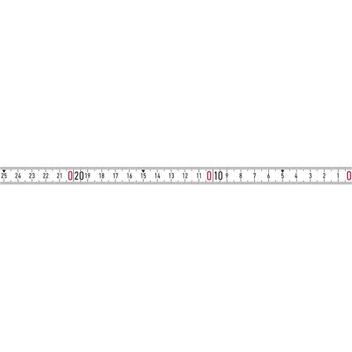 Měřicí pásmo bílé 2mx13mm samolepicí RNL-SK BMI