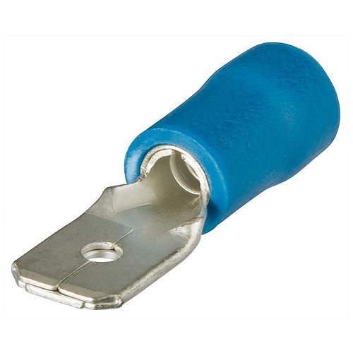 Konektor plochý izolovaný, modrý, 100 ks, Knipex 9799111