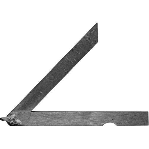 Kovový úhelník s posuvnými rameny, 3 části, 300x20x3mm FORMAT