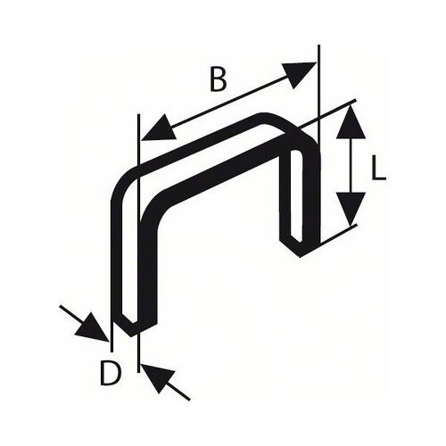 Sponky do sponkovačky z tenkého drátu, typ 53 11,4 x 0,74 x 10 mm