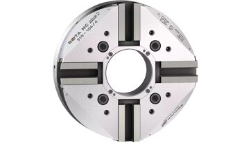 Standardní silové sklíčidlo s průchozím otvorem ROTA NC plus 2 315-104/4 Z220-SV60° Standardní silové sklíčidlo s průchozím otvorem ROTA NC plus 2 315-104/4 Z220-SV60°