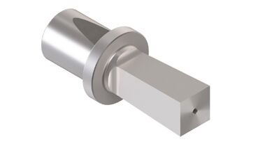 Čtvercový protlačovací nástroj, čtverec 1,5 mm, stopka 16 mm, INOX-PLUS