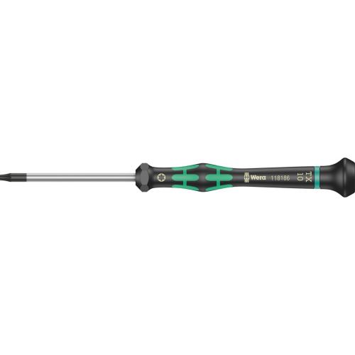 Šroubovák přidržovací TX10/60mm, Kraftform Micro, TORX®, 2067 HF, WERA, 118186