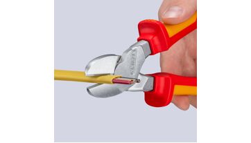 Kleště silové boční štípací 250 mm, izolované 1000 V, Knipex 7406250T (1)