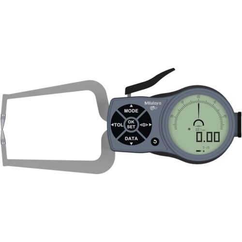 Úchylkoměr digitální 0-20/0,01/1,5 mm, vnější měření, IP67 (MITU-209-932)
