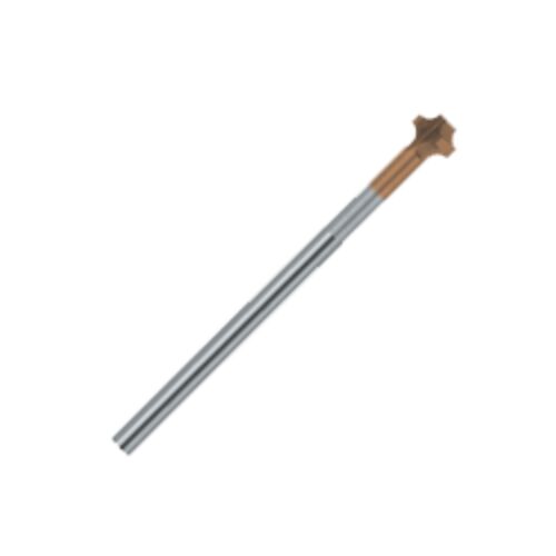 Fréza rádiusová a čelní 3-břitá 0,5, VHM/Hard-X, řada Bi-face Mini 848-RH, Magafor