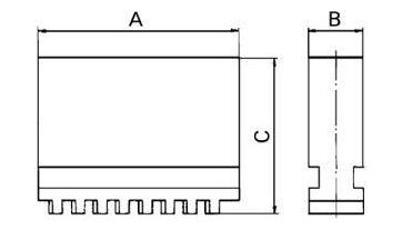 Sada čelistí (3) DIN6350BL 125mm RÖHM 107590 (1)