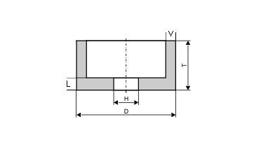 Brusný kotouč 57161-1065.09; T6 100×50×20 - 8×10, 98A 60 K 9 V C32 (1)