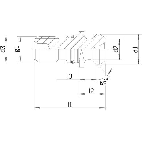 Utahovací čep ISO 7388II B SK40-M16 těsnění HAIMER 8840240