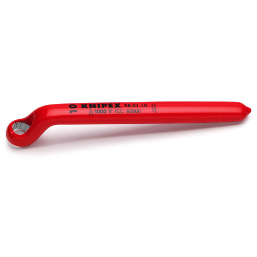 Klíč jednostranný očkový, 10 mm, izolovaný 1000 V, Knipex 980110