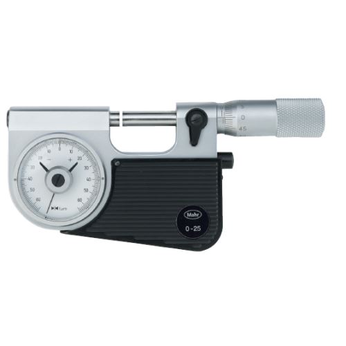 Mikrometr s indikátorovým úchylkoměrem - pasametr 0-25mm, Micromar 40 F, MAHR, 415000