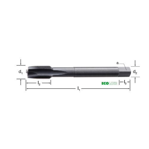 Závitník strojní s lamačem DIN 374/B, 132911 M14X1,50 6H HSS-Co/OX