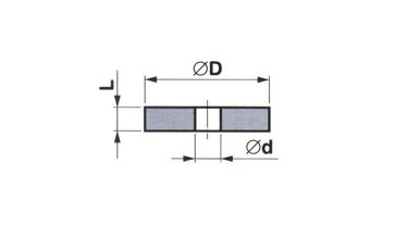 Brusný kotouč 41231-8408.09; T1 150×20×20, 48C 22 P 5 V C40 (1)