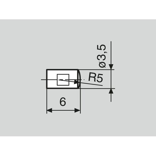 16 Eei 1 Měřicí dotek pro měření vnitřních rozměrů (3.5 x 6 mm)