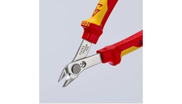 Kleště štípací Electronic Super Knips 125mm, izolované 1000, KNIPEX, 7806125 (9)