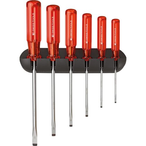 Sada šroubováků 6 ks, drážka v nástěnném držáku Classic PB Swiss Tools PB 240