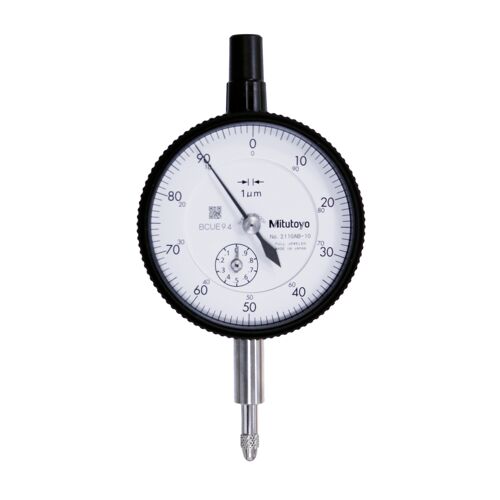 Úchylkoměr číselníkový analogový s očkem 1/0,001mm, nárazuvzdorný, ISO (MITU-2110-A-10)