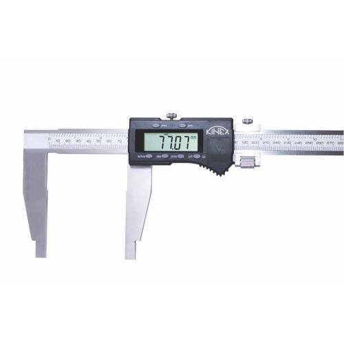 Posuvné měřítko digitální s jemným stavěním 0-400/0,02mm, DIN 862, (6043-65-100)