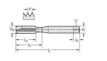 Strojní závitník HSS-E P233009-EGUNF6 (1)