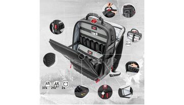 Batoh na nářadí Modular X18 pro elektrikáře 23-dílný, Knipex, 00 21 50 E (5)