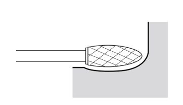 Fréza technická tvrdokovová 16x36/45, stopka 6mm, VHM, tvar H plamínková (1)