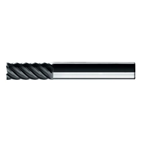 Fréza tvrdokovová 6-břitá HighQ, stopka HA, 175600 10,00x25x70 VHM/TiAlN, 90°, 62 HRC